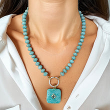 Amazonite Charm Necklace