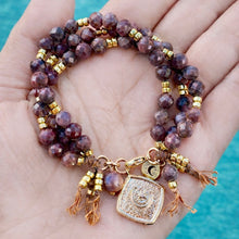 Ruby Bohemian Bracelet