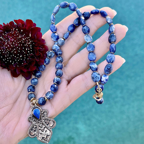 Sodalite Boho Necklace