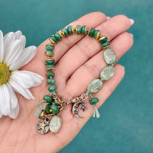 Green Quartz Celestial Bracelet